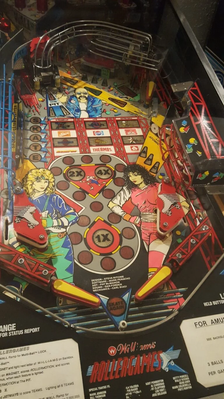 Rollergames Pinball Machine